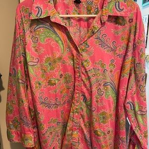 Lauren Ralph Lauren Paisley Blouse